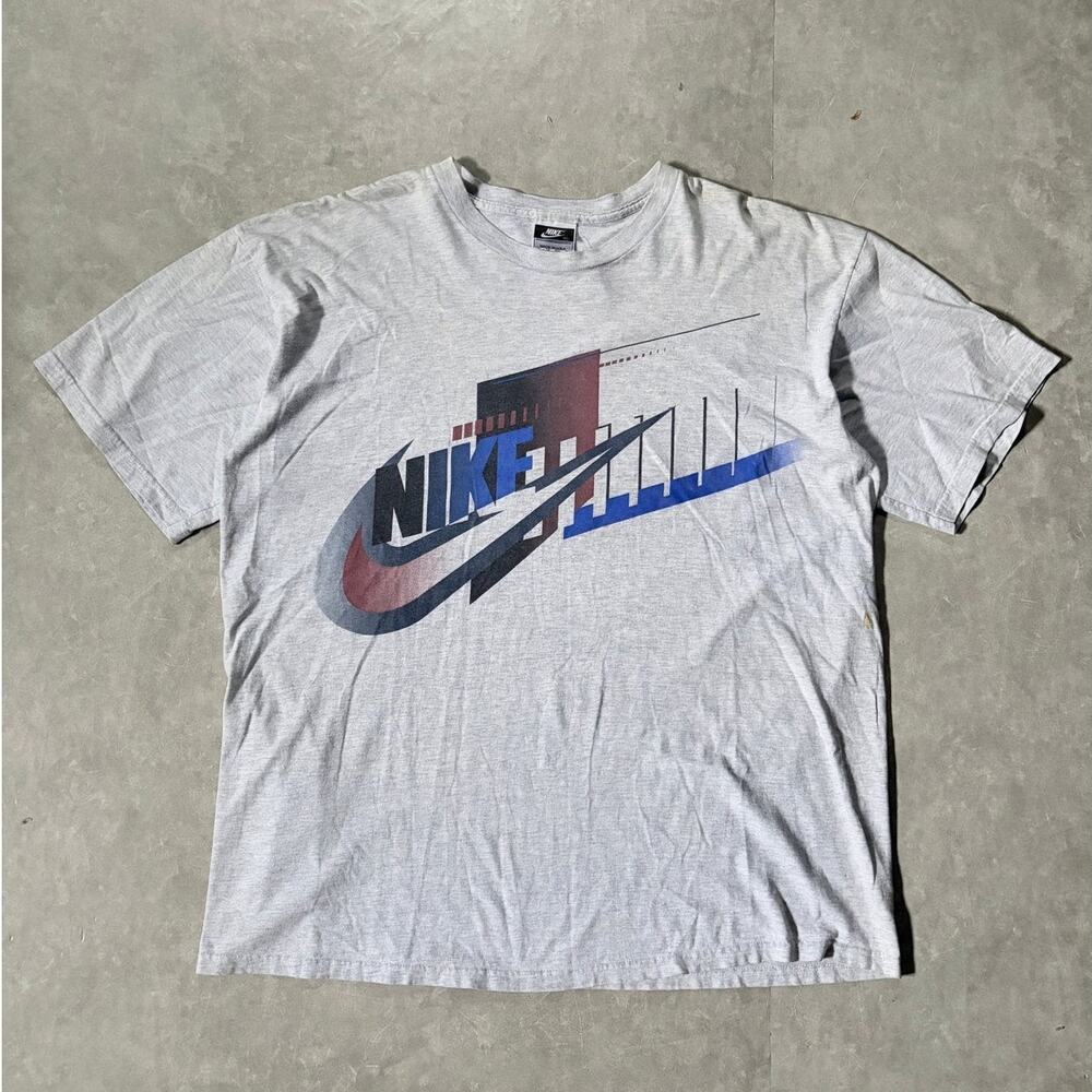 90s Vintage Nike Heather Grey T-Shirt -XL